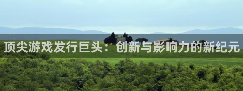 db电竞官网平台会黑款吗：顶尖游戏发行巨头：创新与影响力的新纪元